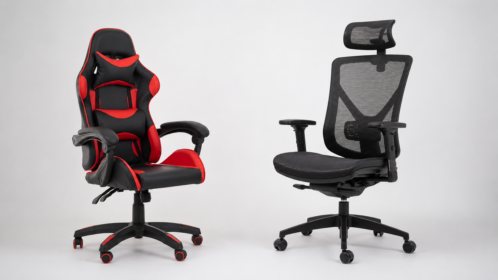 Srovnání herní židle a ergonomické kancelářské židle